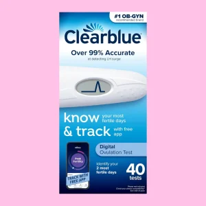 Clearblue Ovulation Test with Clear Digital Results, Over 99% Accurate at Detecting LH Surge, 40 Ct