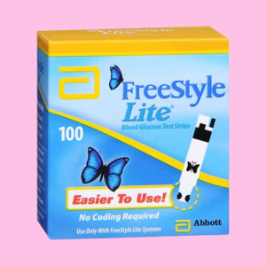 FreeStyle Lite Blood Glucose Test Strips Pack 100ct