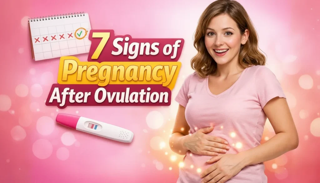 What are the 7 signs of pregnancy?